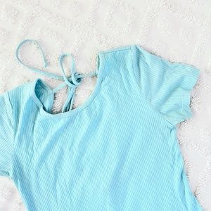 Adorable minty blue sundress